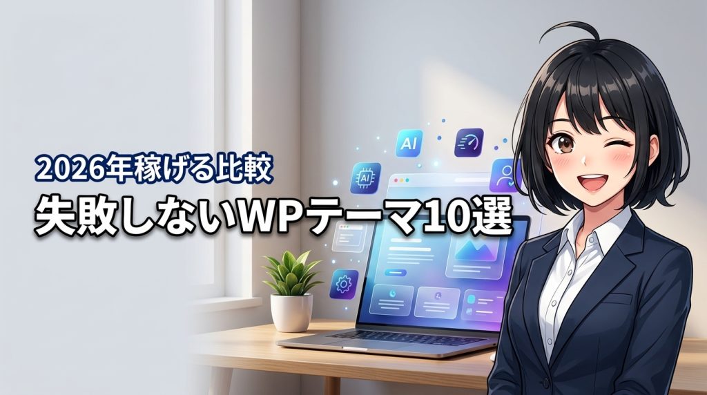 失敗しないWordPress テーマ おすすめ 2026の正解！稼げる10選を比較