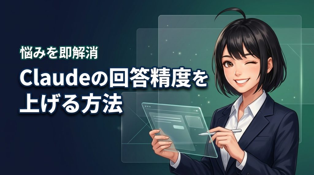 Claude プロンプトの精度が上がる作り方とは？回答が物足りない悩みを解消
