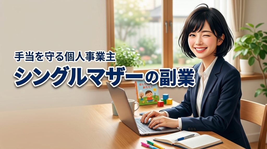 副業で個人事業主を目指すシングルマザー必見！手当を守り手取りを増やす賢い選択
